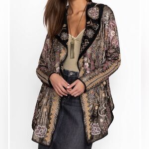 BIYA METALLIC SHORT HOODIE
Johnny Was Embroidered Jacket SOLD OUT Small